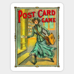 Post Card Postcard Game Sticker